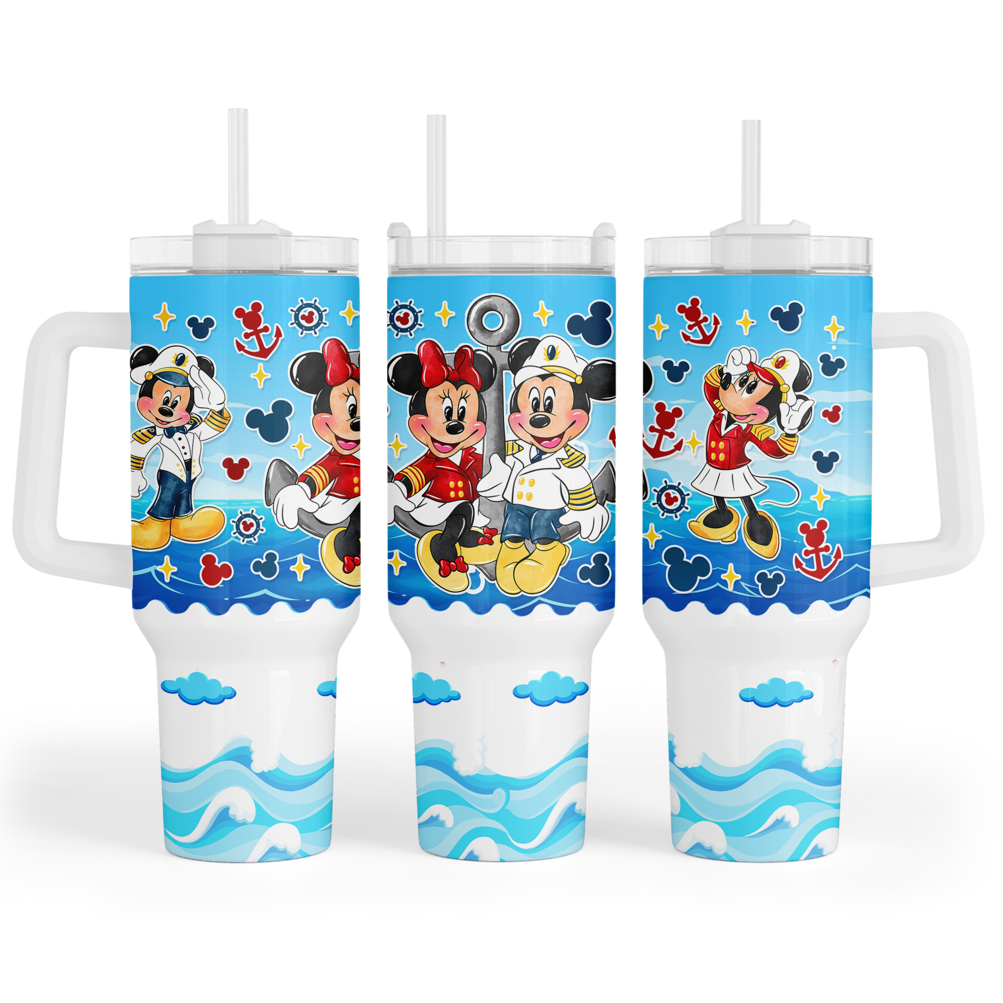 Mickey & Minnie Anchors Quencher Tumbler - Suite Escape