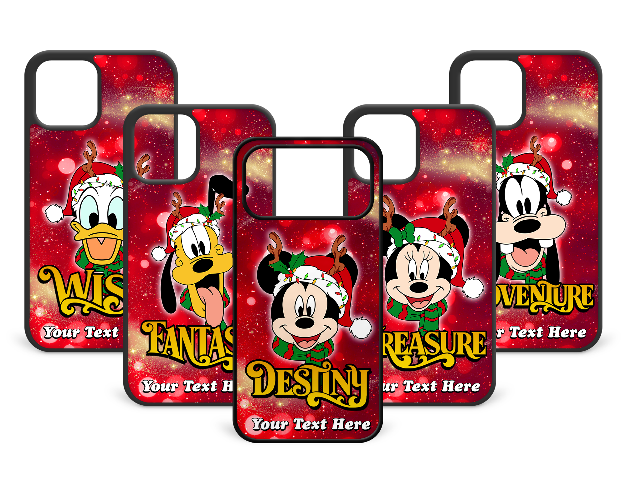 Magical Cruise Line Christmas iPhone Case - Classic Characters