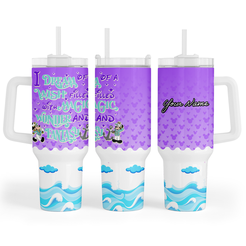 Magical Cruise Line Quencher Tumbler - Dream a Wish - Suite Escape
