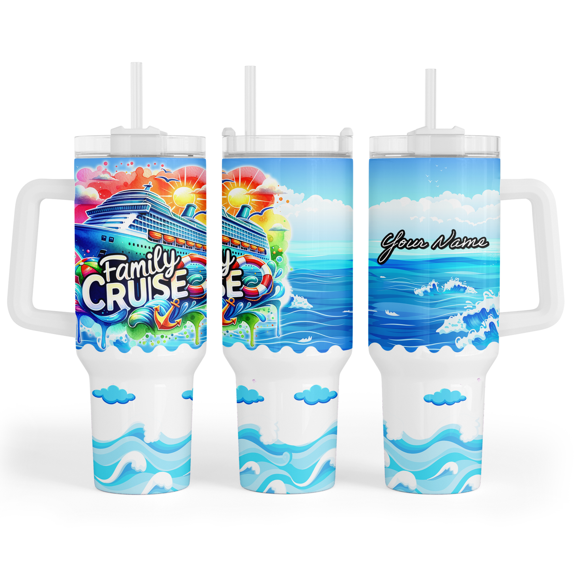 Family Cruise Quencher Tumbler - Suite Escape