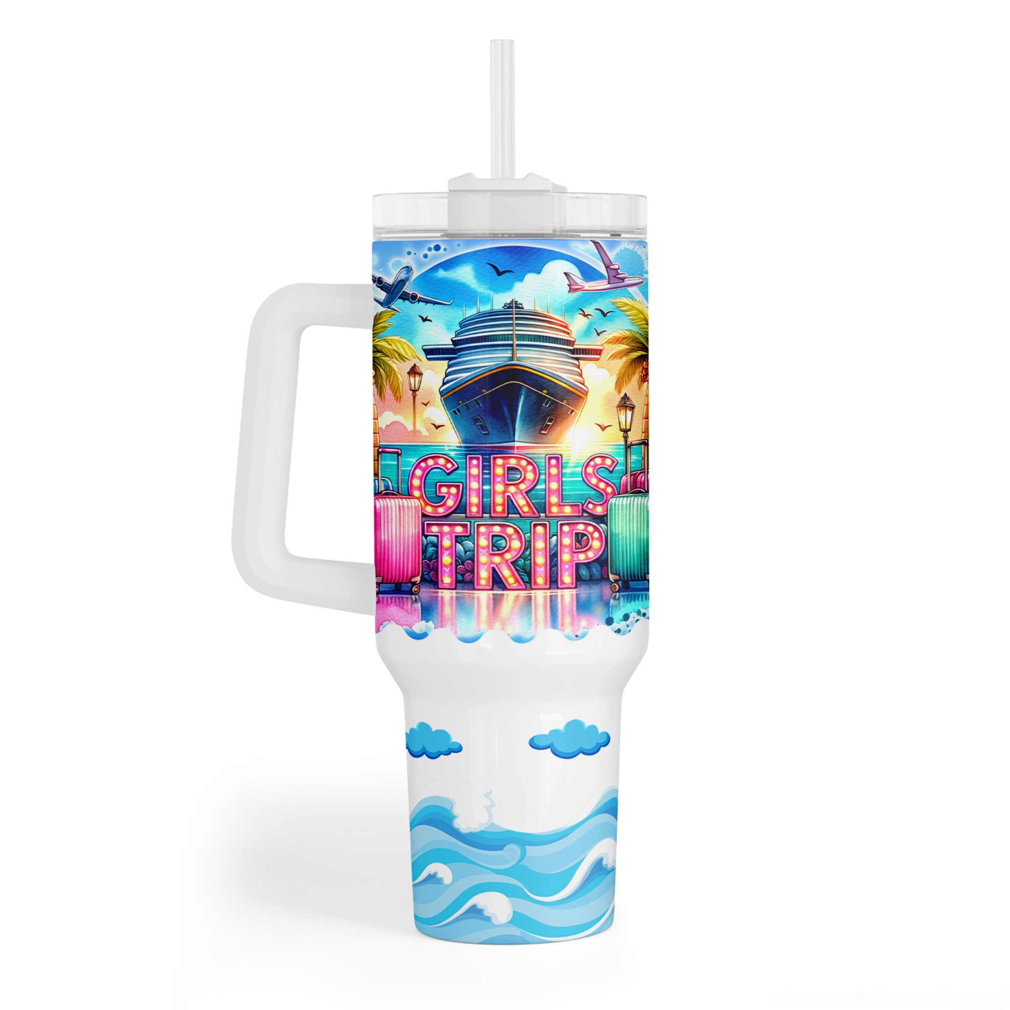 Girls Trip Quencher Tumbler - Packed Bags - Suite Escape