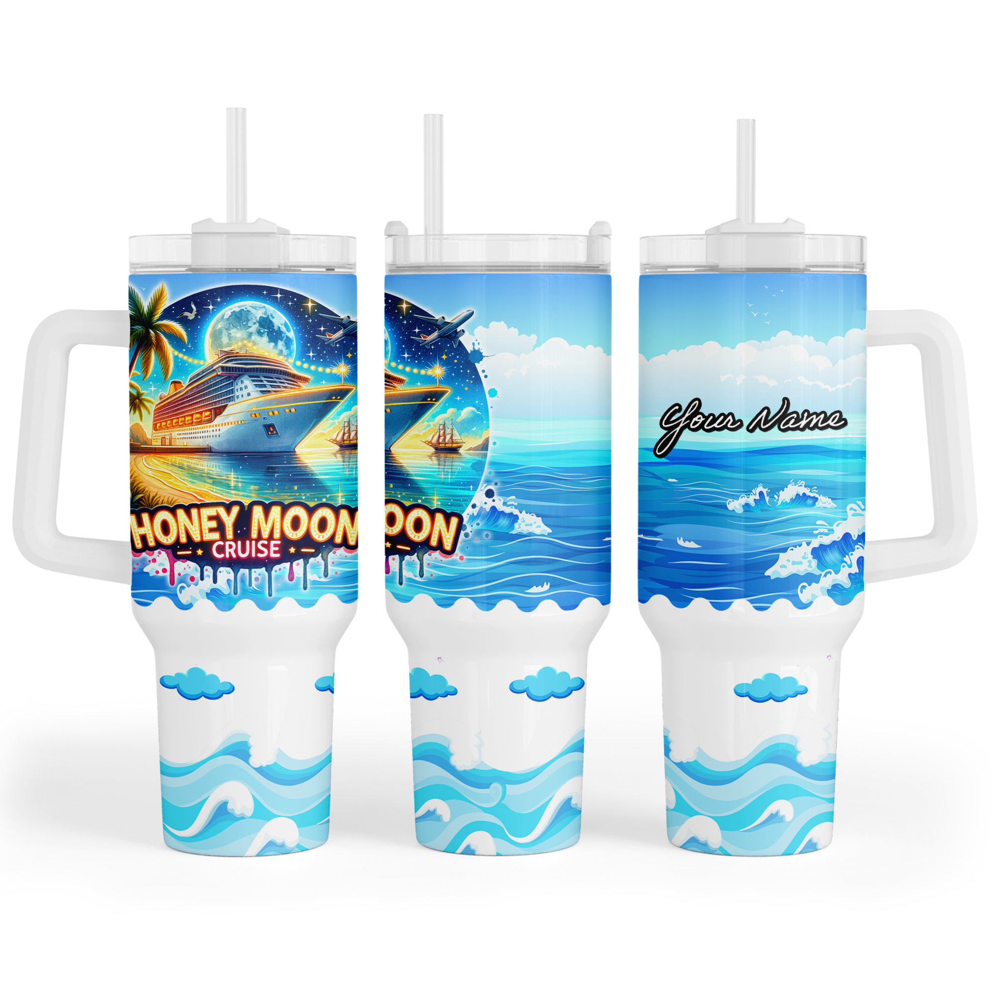 Honeymoon Cruise Quencher Tumbler - Suite Escape