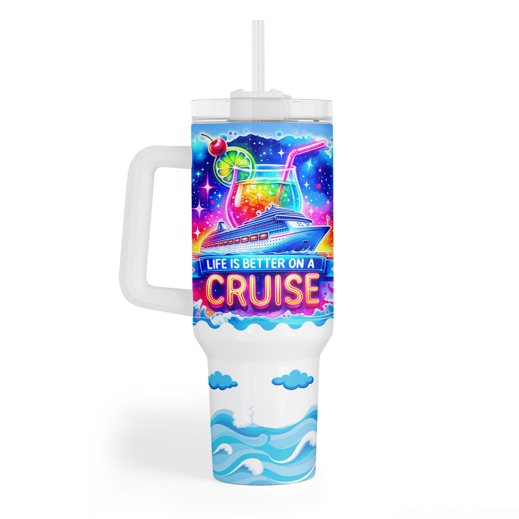 Life is Better on a Cruise Quencher Tumbler - Suite Escape