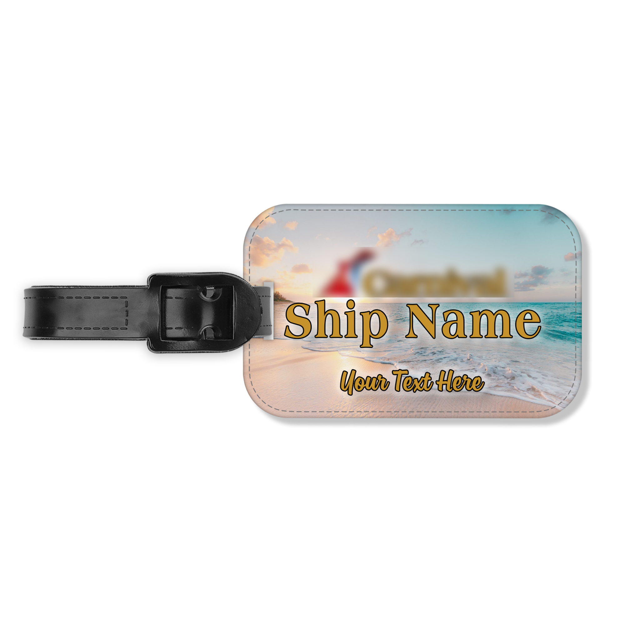 Personalized Luggage Tag - Fun Ship Cruise Line - Suite Escape