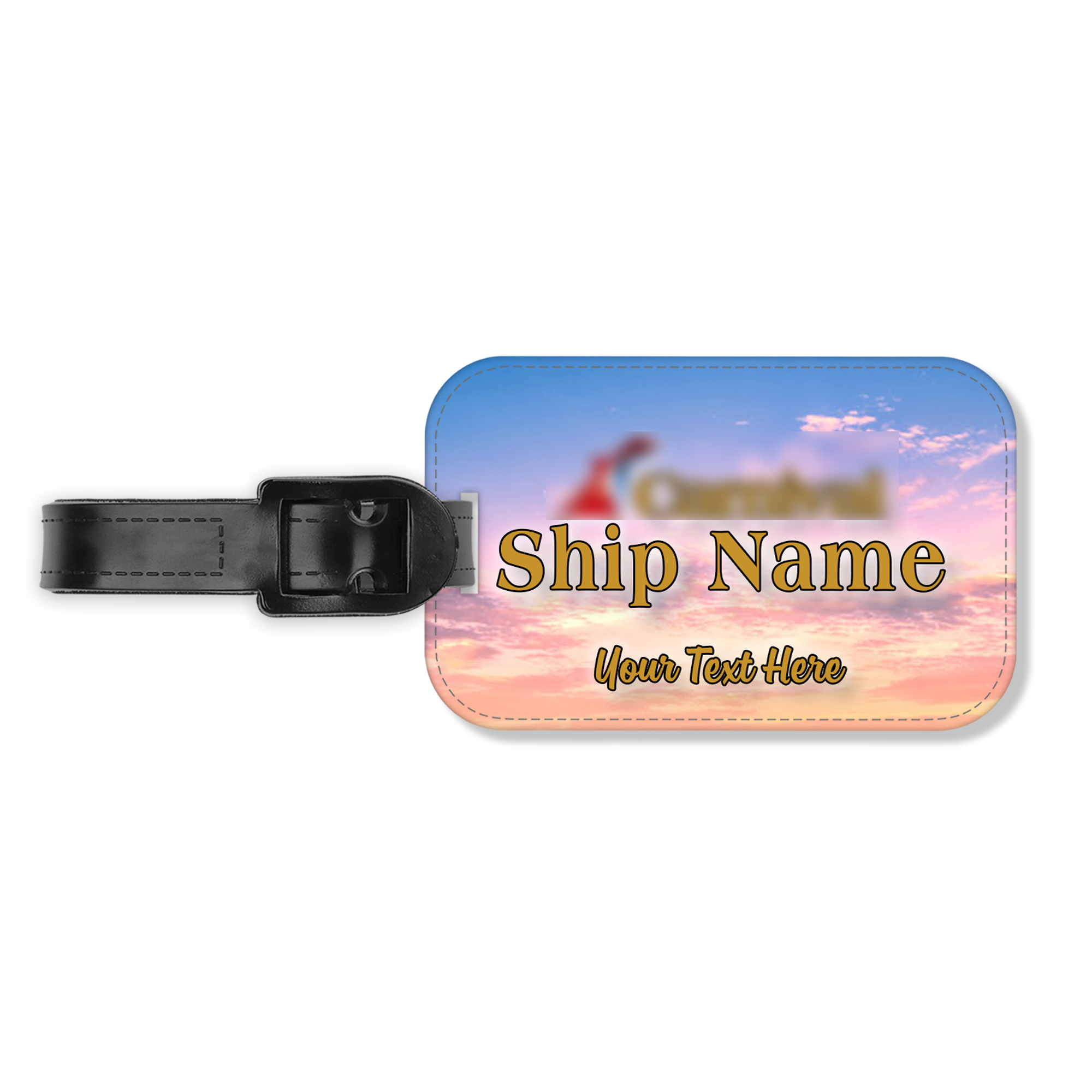 Personalized Luggage Tag - Fun Ship Cruise Line - Suite Escape
