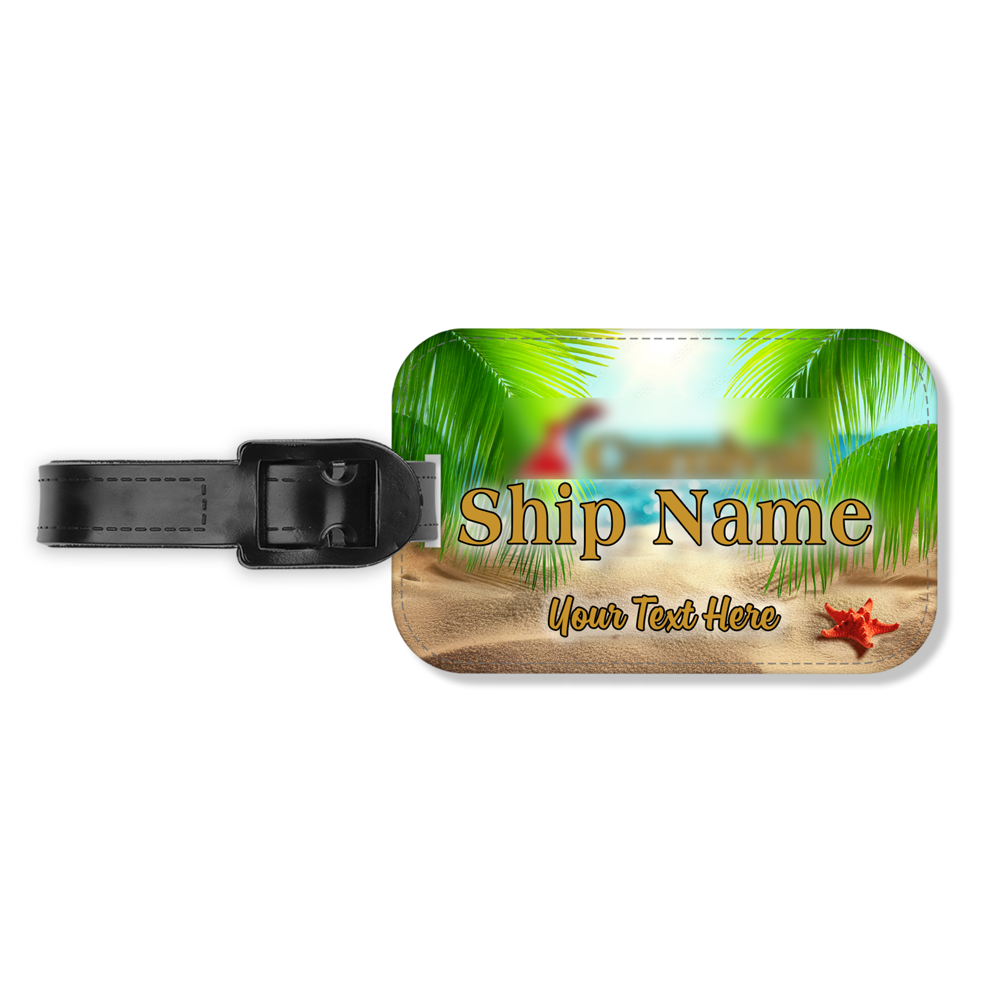 Personalized Luggage Tag - Fun Ship Cruise Line - Suite Escape