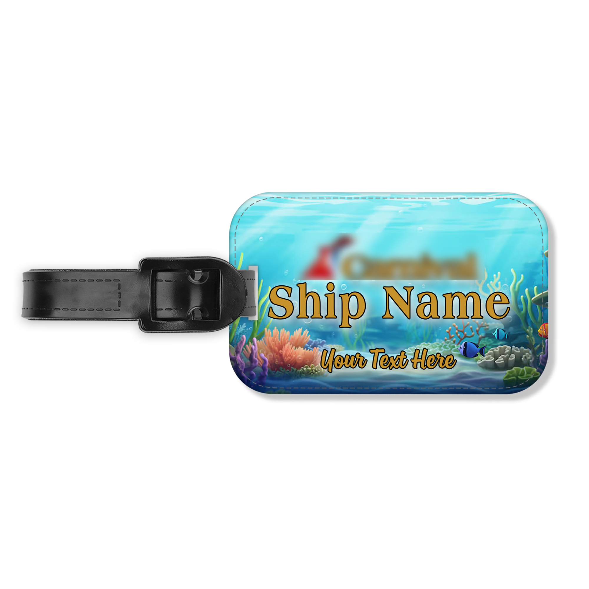 Personalized Luggage Tag - Fun Ship Cruise Line - Suite Escape
