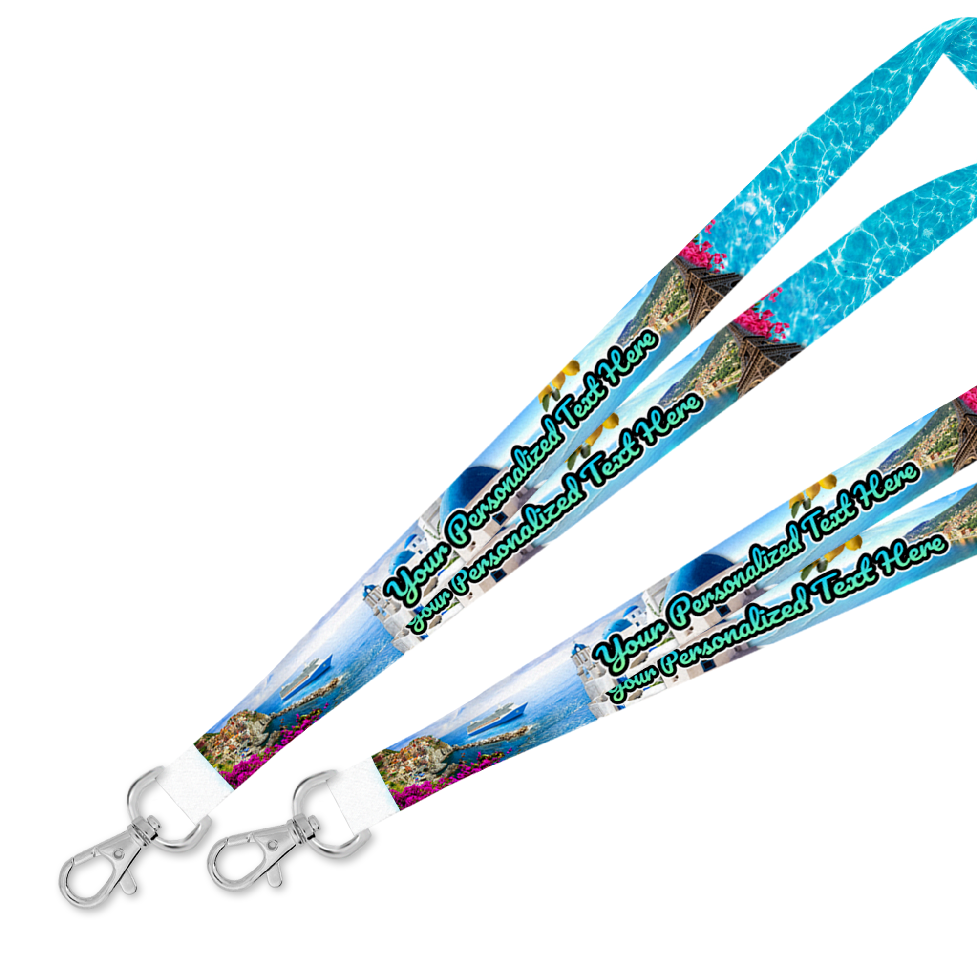 Personalized Lanyard - Mediterranean