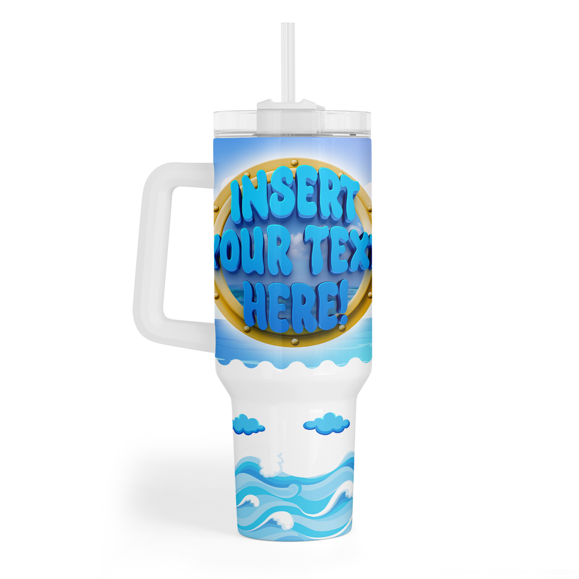 Personalized Porthole Quencher Tumbler - Suite Escape