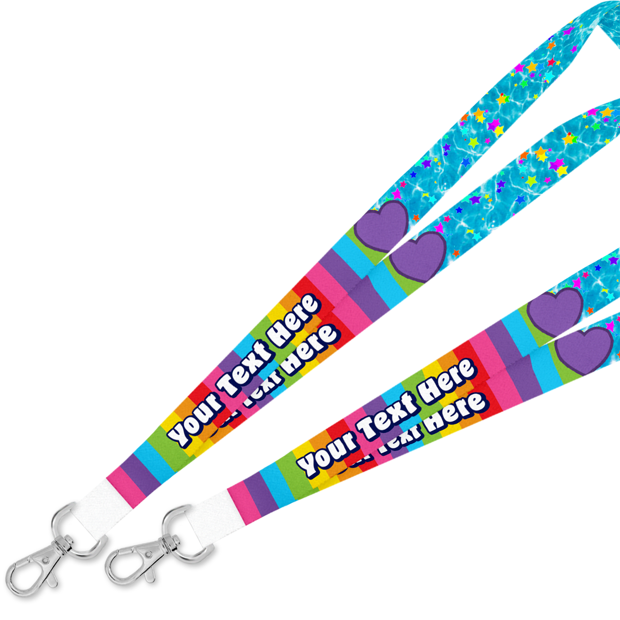 Personalized Lanyard - Rainbow - Suite Escape