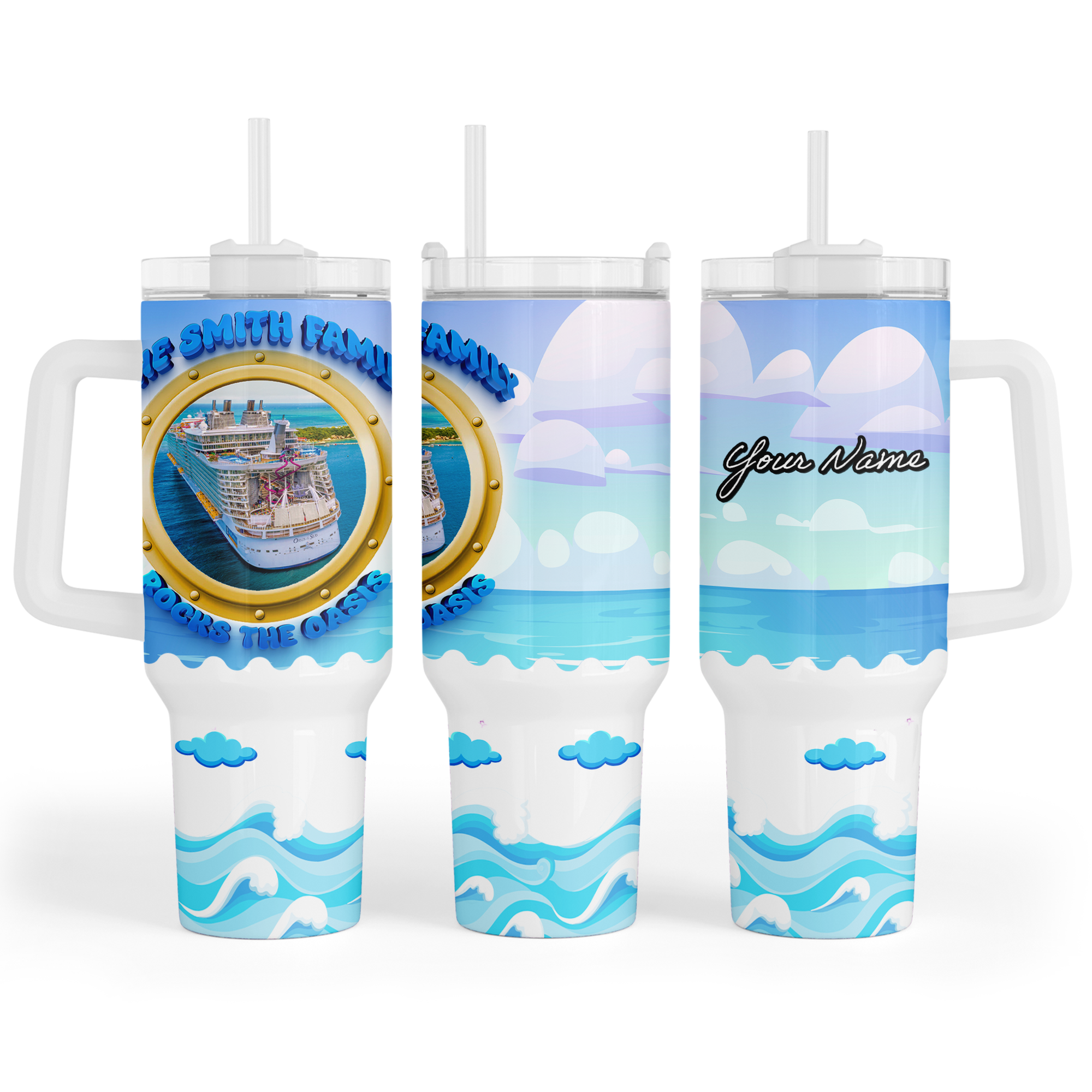 Regal Caribbean Porthole Quencher Tumbler - Oasis - Suite Escape