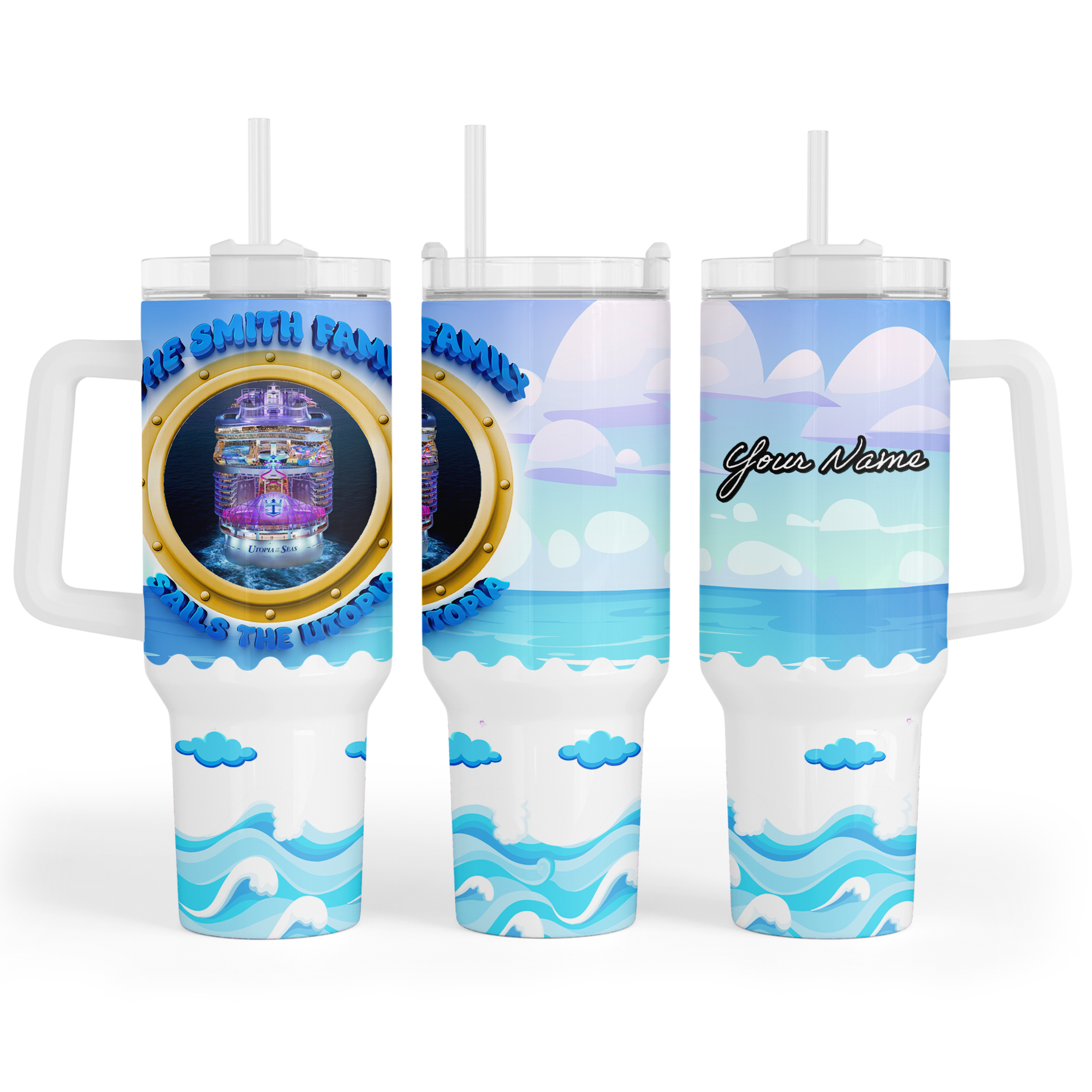 Regal Caribbean Porthole Quencher Tumbler - Utopia - Suite Escape