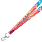 Personalized Lanyard - Pink Sunset
