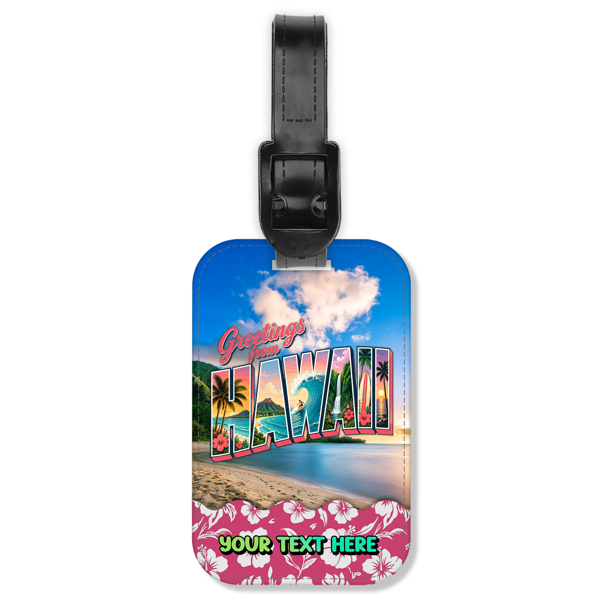 Personalized Luggage Tag - Hawaii