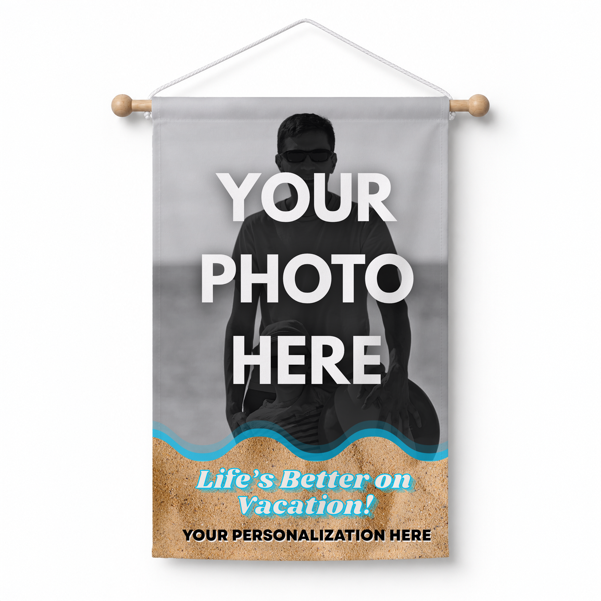 Personalized Photo Cabin Door Banner