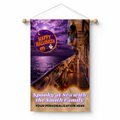 Personalized Halloween Cabin Door Banner