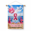 Personalized Cancer Free Cabin Door Banner